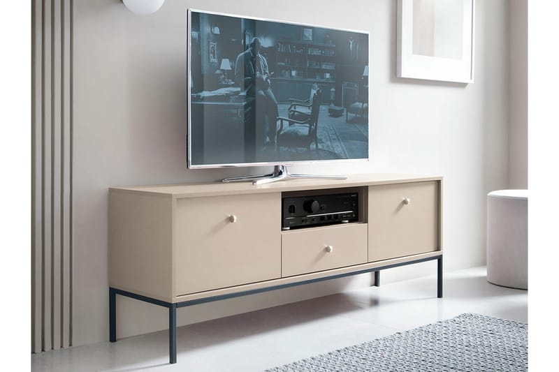 Klinkerville TV-skab 154 cm - Sort - Møbler - TV borde & mediemøbler - TV-skab