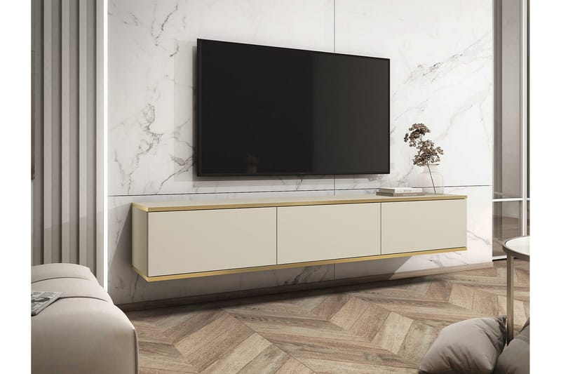 Klinkerville TV-skab 175 cm - Cream - Møbler - TV borde & mediemøbler - TV-skab