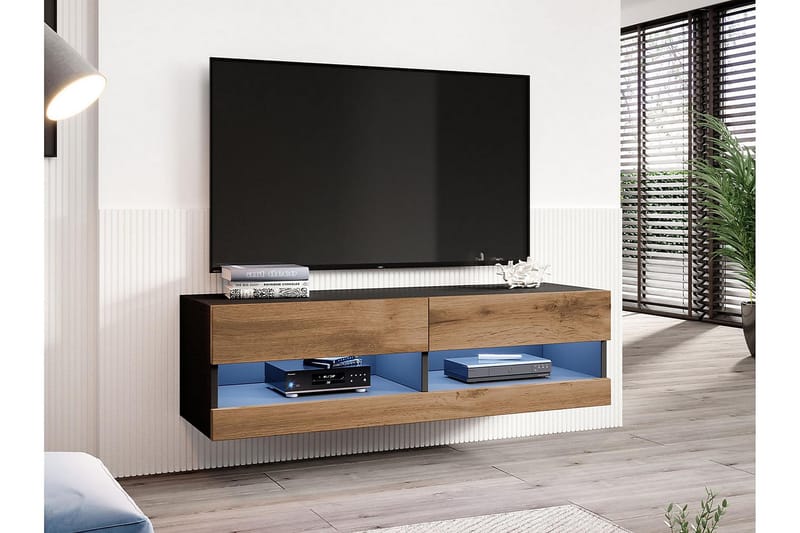 Narbonne Tv-skab 180 cm - Natur/Sort - Møbler - TV borde & mediemøbler - TV-skab