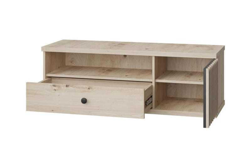 Rosehall Tv-skab 124 cm - Sort - Møbler - TV borde & mediemøbler - TV-skab