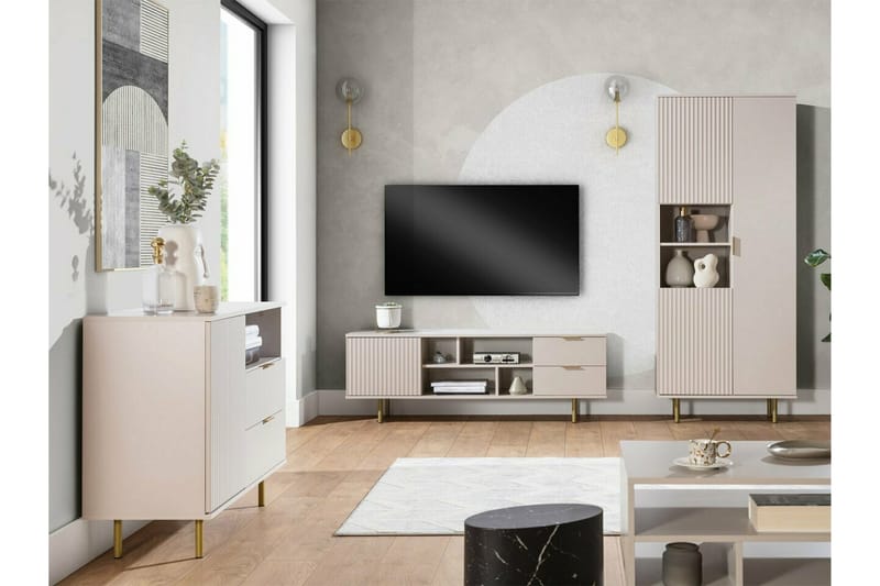 Staffin Tv-skab 150 cm - Cashmere - Møbler - TV borde & mediemøbler - TV-skab