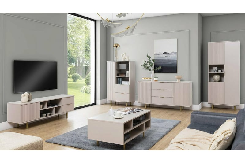 Staffin Tv-skab 150 cm - Cashmere - Møbler - TV borde & mediemøbler - TV-skab