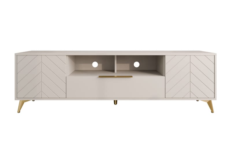 Vemdalen Tv-bord 204 cm - Sand beige - Møbler - TV borde & mediemøbler - TV-borde