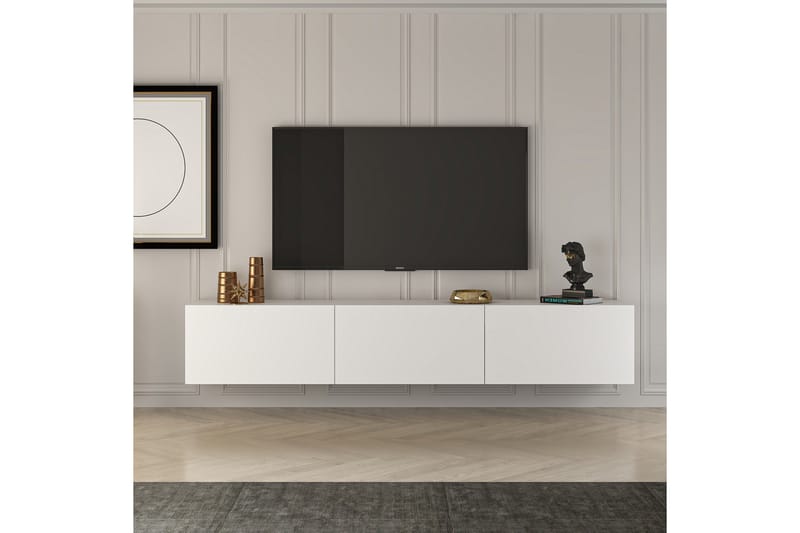 West Tv-bænk 150 cm - Hvid - Møbler - TV borde & mediemøbler - TV-borde