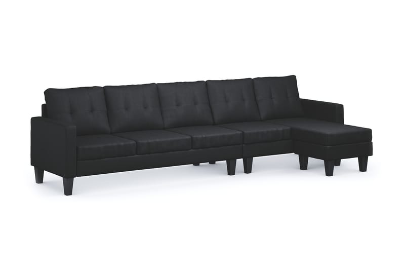 Vislanda 5-personers Sofa - Sort - Møbler - Sofaer