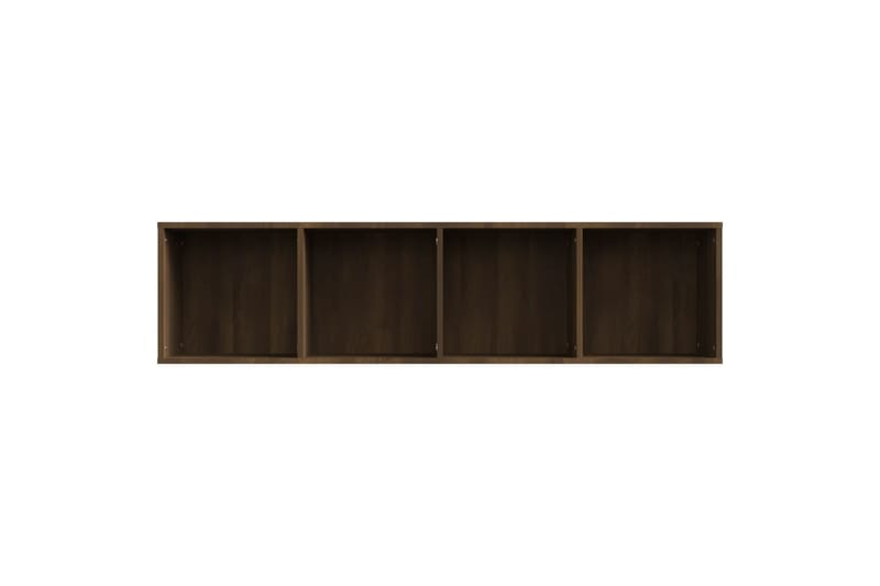 beBasic bogreol/tv-skab 143x30x36 cm konstrueret træ brun egetræsfarve - Brun - Opbevaring - Hylder & Reoler - Bogreol