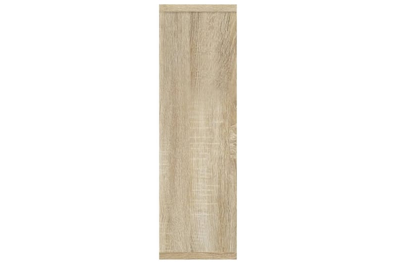 beBasic væghylde 85x16x52,5 cm konstrueret træ sonoma-eg - Brun - Væghylde & vægreol