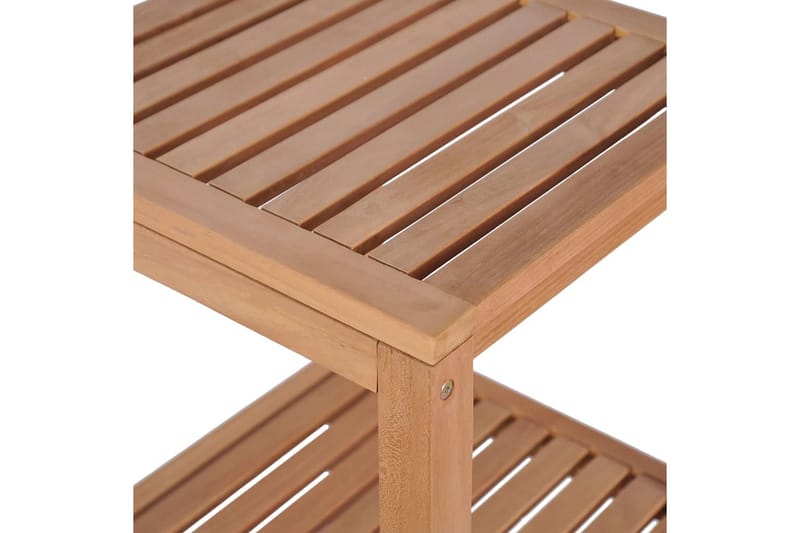 Badeværelsesstativ 4 Etager Massivt Teak 42 X 42 X 165 Cm - Brun - Opbevaring - Hylder & Reoler - Bogreol