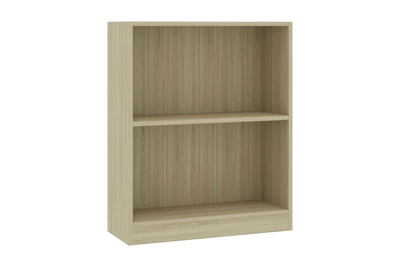 Bogreol 60 X 24 X 74,5 Cm Spånplade Sonoma-Eg - Brun - Opbevaring - Hylder & Reoler - Bogreol