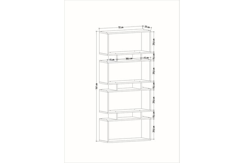 Burrells Bogreol 72x25 cm - Natur - Opbevaring - Hylder & Reoler - Bogreol