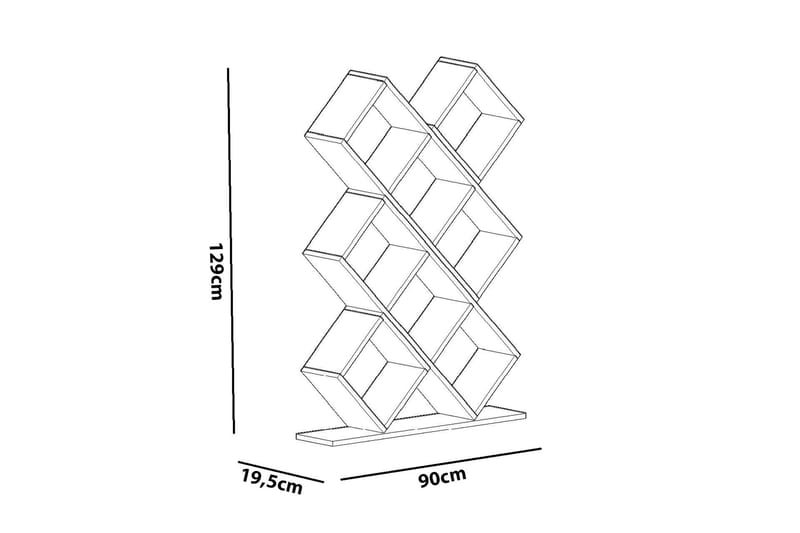 Decorotika bogreol - Hvid - Opbevaring - Hylder & Reoler - Bogreol