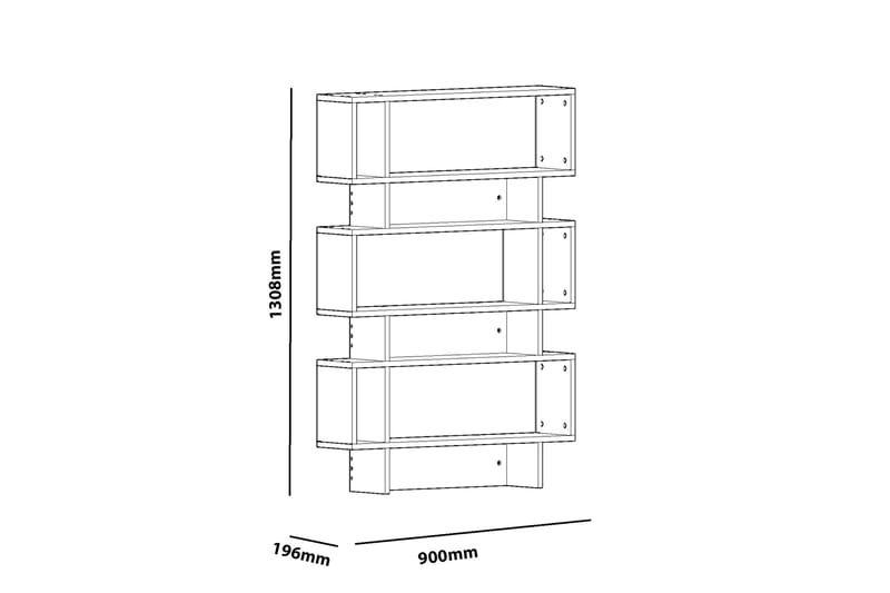 Decorotika bogreol - Hvid - Opbevaring - Hylder & Reoler - Bogreol