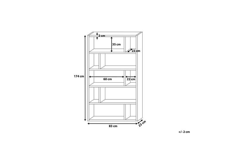 Orilla hylde 83 cm - Hvid - Opbevaring - Hylder & Reoler - Bogreol