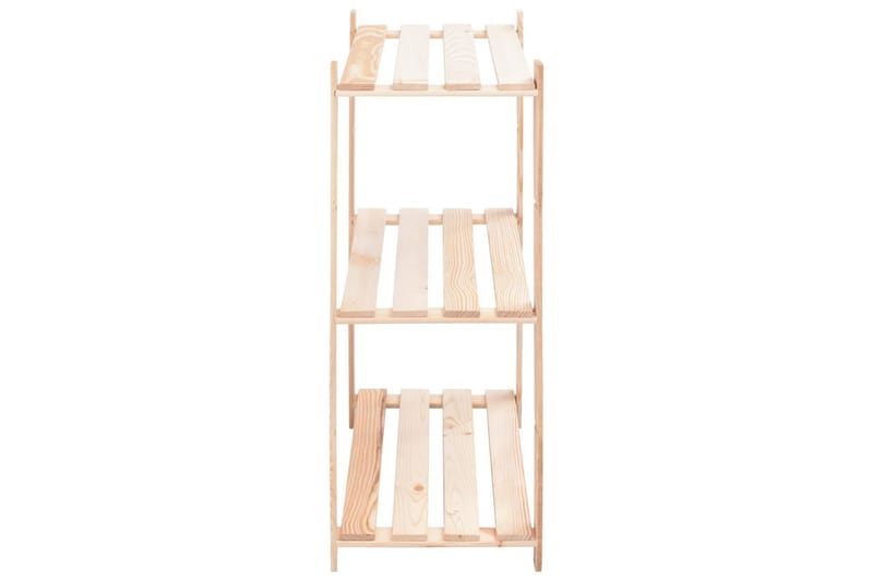 Reoler 10Stk. 3 Hylder 80X38X90cm Fsc Massivt Fyrretræ 150kg - Beige - Opbevaring - Hylder & Reoler - Bogreol