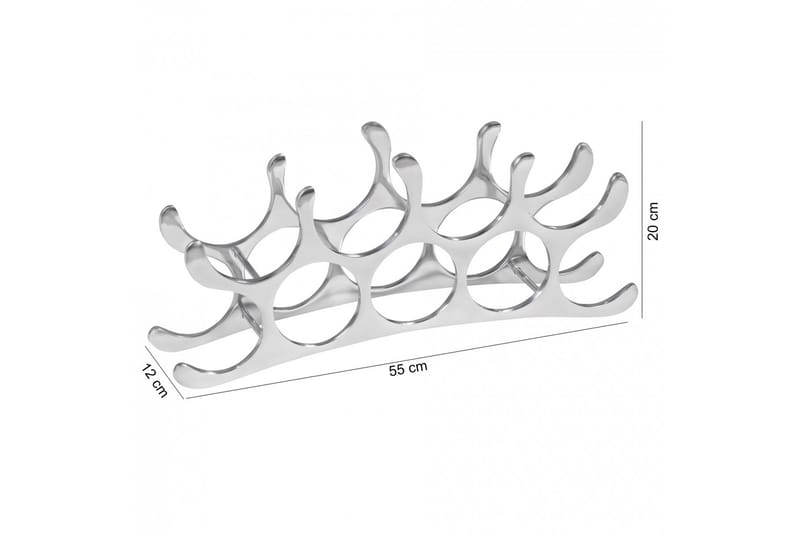 Cornett Vinstativ - Sølv - Opbevaring - Hylder & Reoler - Opbevaringshylde - Vinstativ & vinhylde