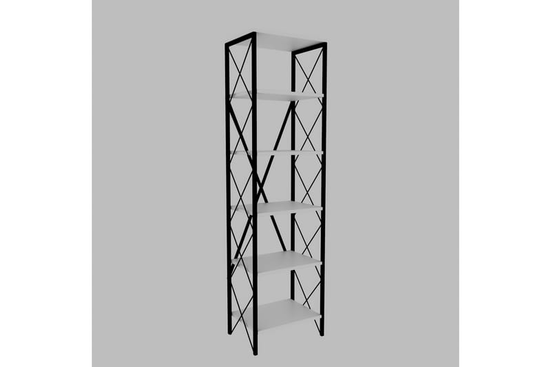 Suadiye Reol 50 cm - Hvid/Sort - Opbevaring - Hylder & Reoler - Bogreol