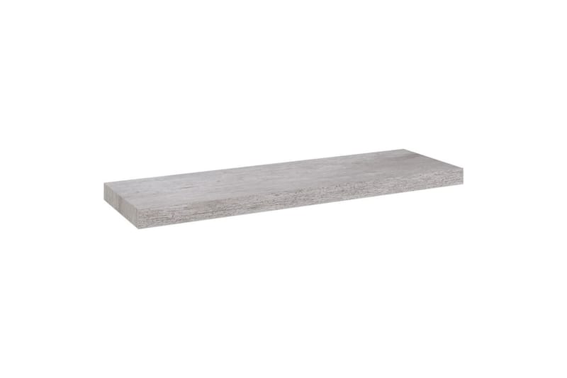 svævehylder 4 stk. 80x23,5x3,8 cm MDF betongrå - Grå - Opbevaring - Hylder & Reoler - Væghylde & vægreol