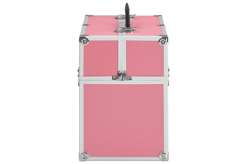 makeupkuffert 37 x 24 x 35 cm pink aluminium - Opbevaring - Opbevaring til småting