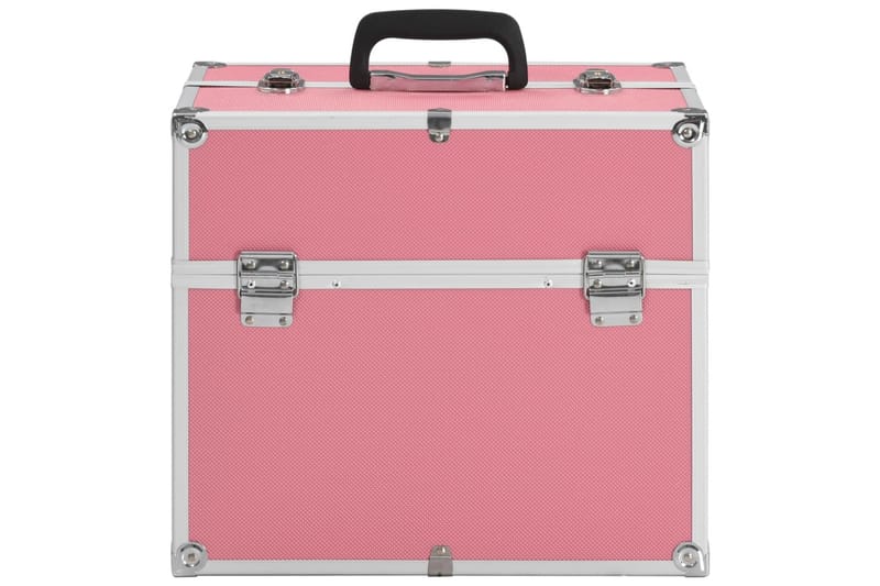 makeupkuffert 37 x 24 x 35 cm pink aluminium - Opbevaring - Opbevaring til småting