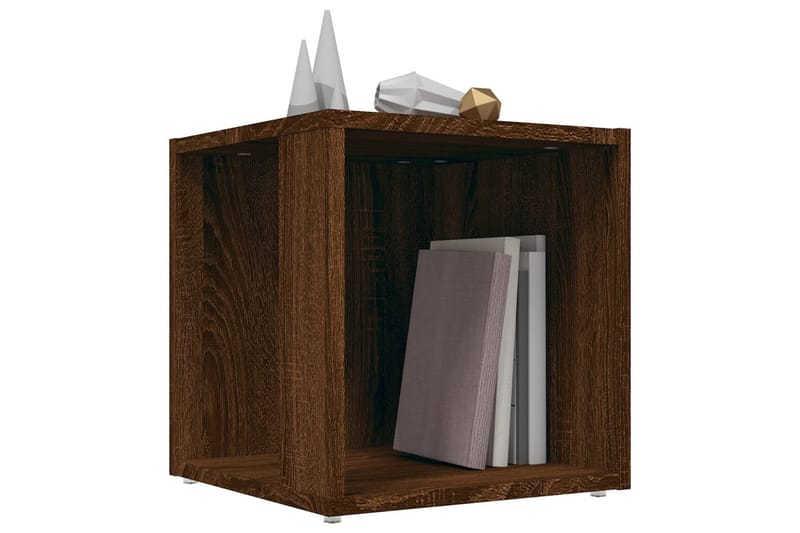 beBasic sidebord 33x33x34,5 cm konstrueret træ brun egetræ - Brun - Opbevaring - Opbevaringsmøbler - Skænke & sideboards