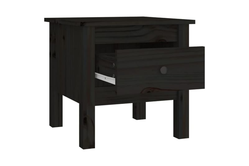 beBasic sidebord 40x40x39 cm massivt fyrretræ sort - Sort - Opbevaring - Opbevaringsmøbler - Skænke & sideboards