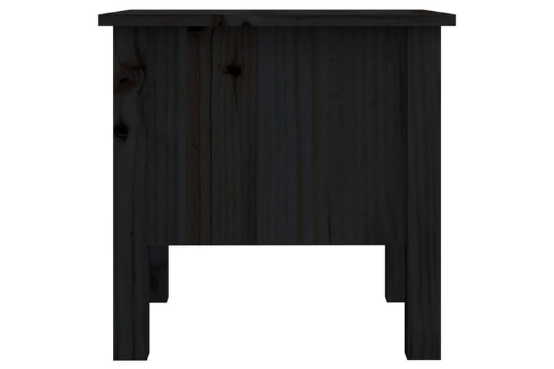 beBasic sidebord 40x40x39 cm massivt fyrretræ sort - Sort - Opbevaring - Opbevaringsmøbler - Skænke & sideboards