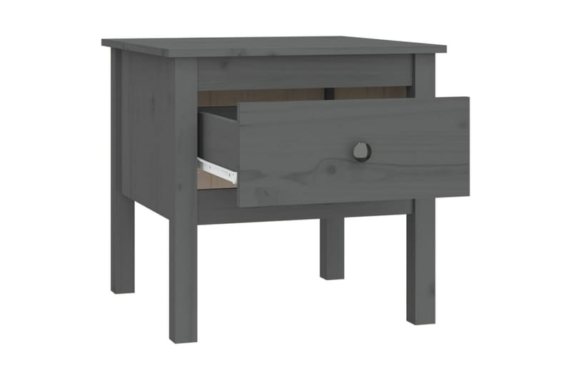 beBasic sidebord 50x50x49 cm massivt fyrretræ grå - GrÃ¥ - Opbevaring - Opbevaringsmøbler - Skænke & sideboards