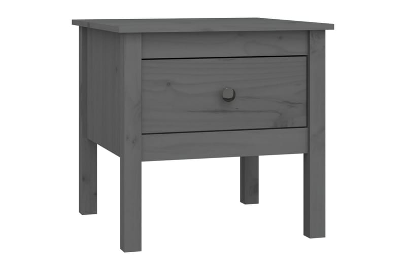 beBasic sidebord 50x50x49 cm massivt fyrretræ grå - GrÃ¥ - Opbevaring - Opbevaringsmøbler - Skænke & sideboards