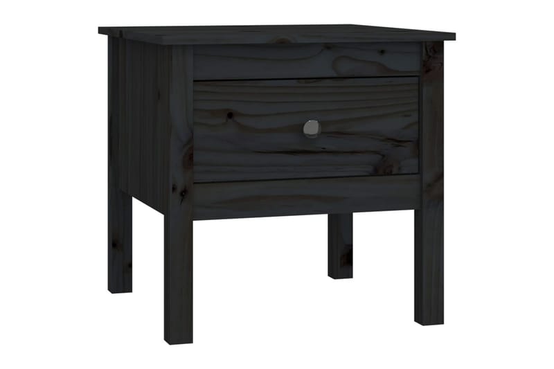 beBasic sidebord 50x50x49 cm massivt fyrretræ sort - Sort - Opbevaring - Opbevaringsmøbler - Skænke & sideboards