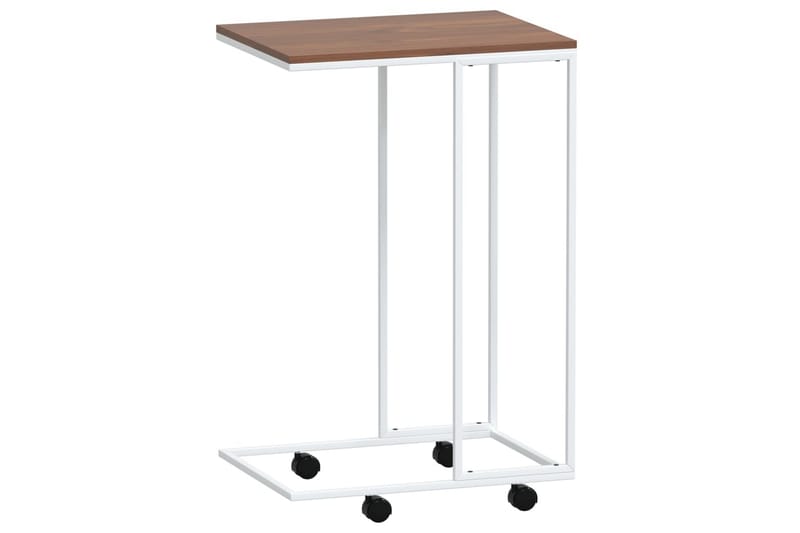 beBasic sidebord med hjul 40x30x63,5 cm konstrueret træ hvid - Hvid - Opbevaring - Opbevaringsmøbler - Skænke & sideboards