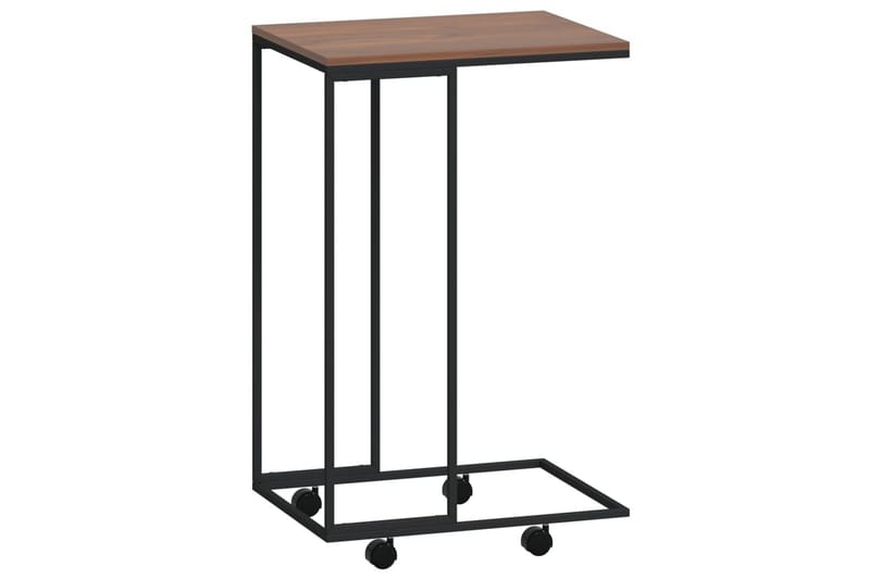 beBasic sidebord med hjul 40x30x63,5 cm konstrueret træ sort - Sort - Opbevaring - Opbevaringsmøbler - Skænke & sideboards