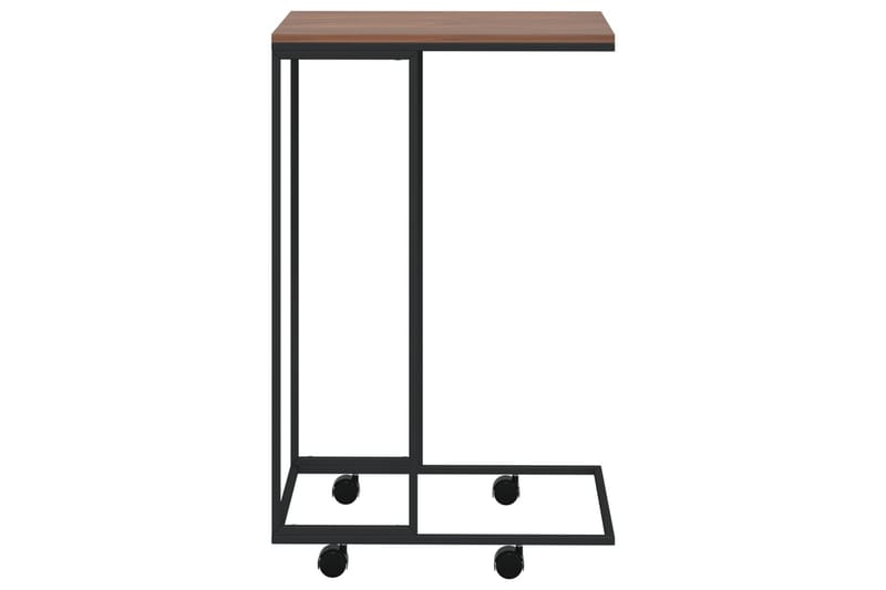 beBasic sidebord med hjul 40x30x63,5 cm konstrueret træ sort - Sort - Opbevaring - Opbevaringsmøbler - Skænke & sideboards