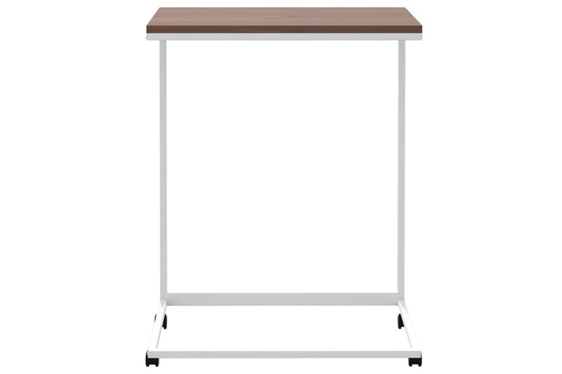 beBasic sidebord med hjul 55x35x70 cm konstrueret træ hvid - Hvid - Opbevaring - Opbevaringsmøbler - Skænke & sideboards