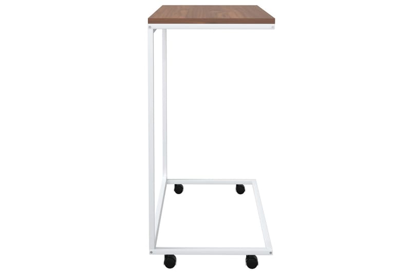 beBasic sidebord med hjul 55x35x70 cm konstrueret træ hvid - Hvid - Opbevaring - Opbevaringsmøbler - Skænke & sideboards