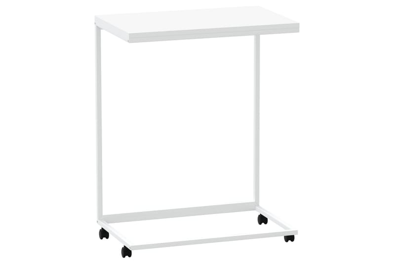 beBasic sidebord med hjul 55x35x70 cm konstrueret træ hvid - Hvid - Opbevaring - Opbevaringsmøbler - Skænke & sideboards