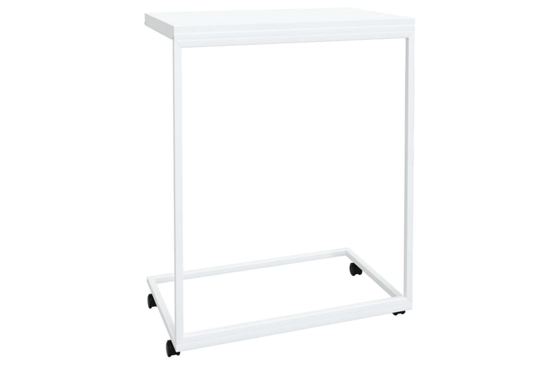 beBasic sidebord med hjul 55x35x70 cm konstrueret træ hvid - Hvid - Opbevaring - Opbevaringsmøbler - Skænke & sideboards