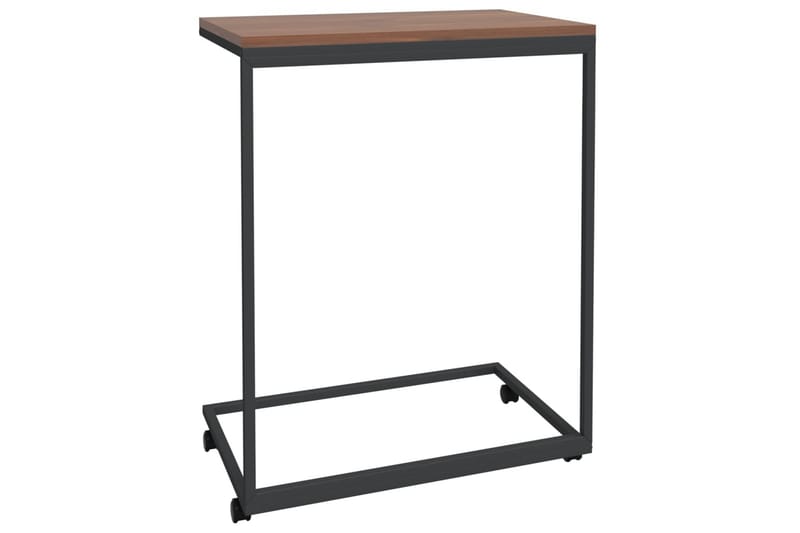 beBasic sidebord med hjul 55x35x70 cm konstrueret træ sort - Sort - Opbevaring - Opbevaringsmøbler - Skænke & sideboards