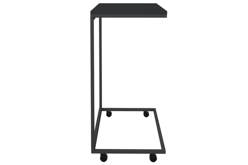 beBasic sidebord med hjul 55x35x70 cm konstrueret træ sort - Sort - Opbevaring - Opbevaringsmøbler - Skænke & sideboards