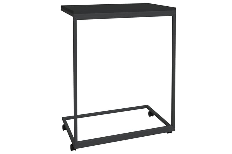 beBasic sidebord med hjul 55x35x70 cm konstrueret træ sort - Sort - Opbevaring - Opbevaringsmøbler - Skænke & sideboards