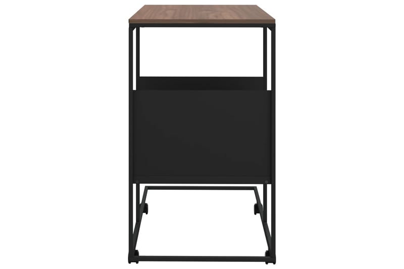 beBasic sidebord med hjul 55x36x63,5 cm konstrueret træ sort - Sort - Opbevaring - Opbevaringsmøbler - Skænke & sideboards