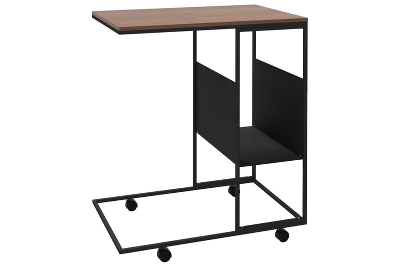 beBasic sidebord med hjul 55x36x63,5 cm konstrueret træ sort - Sort - Opbevaring - Opbevaringsmøbler - Skænke & sideboards