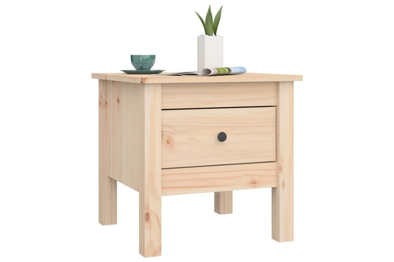 beBasic sideborde 2 stk. 40x40x39 cm massivt fyrretræ - Brun - Opbevaring - Opbevaringsmøbler - Skænke & sideboards