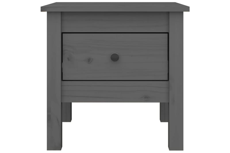 beBasic sideborde 2 stk. 40x40x39 cm massivt fyrretræ grå - GrÃ¥ - Opbevaring - Opbevaringsmøbler - Skænke & sideboards