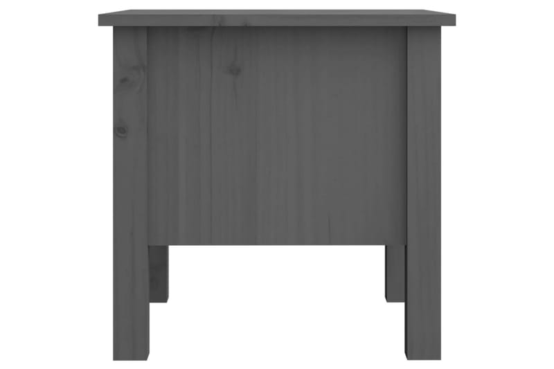 beBasic sideborde 2 stk. 40x40x39 cm massivt fyrretræ grå - GrÃ¥ - Opbevaring - Opbevaringsmøbler - Skænke & sideboards