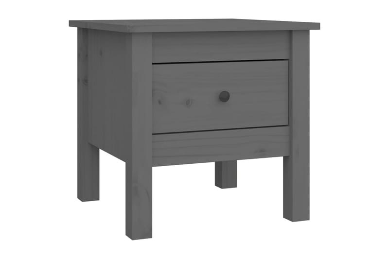 beBasic sideborde 2 stk. 40x40x39 cm massivt fyrretræ grå - GrÃ¥ - Opbevaring - Opbevaringsmøbler - Skænke & sideboards