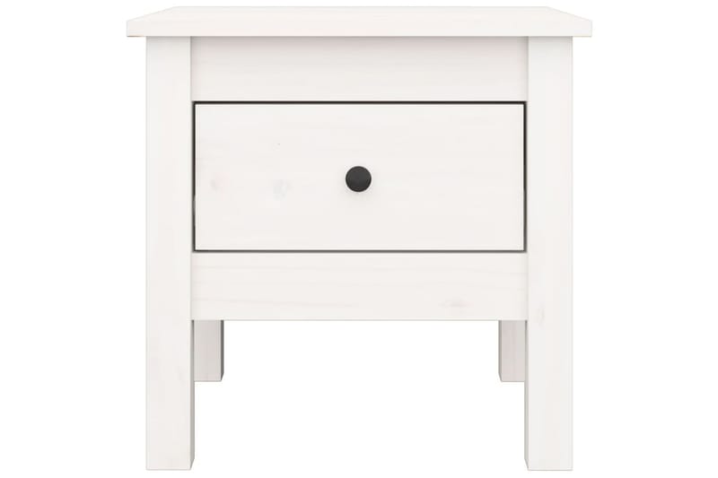 beBasic sideborde 2 stk. 40x40x39 cm massivt fyrretræ hvid - Hvid - Opbevaring - Opbevaringsmøbler - Skænke & sideboards