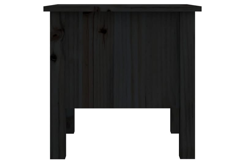 beBasic sideborde 2 stk. 40x40x39 cm massivt fyrretræ sort - Sort - Opbevaring - Opbevaringsmøbler - Skænke & sideboards