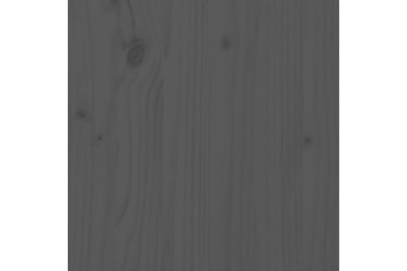 beBasic sideborde 2 stk. 50x50x49 cm massivt fyrretræ hvid grå - GrÃ¥ - Skænke & sideboards