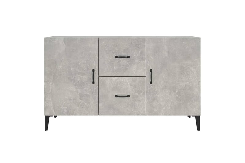 beBasic skænk 100x36x60 cm konstrueret træ betongrå - GrÃ¥ - Opbevaring - Opbevaringsmøbler - Skænke & sideboards