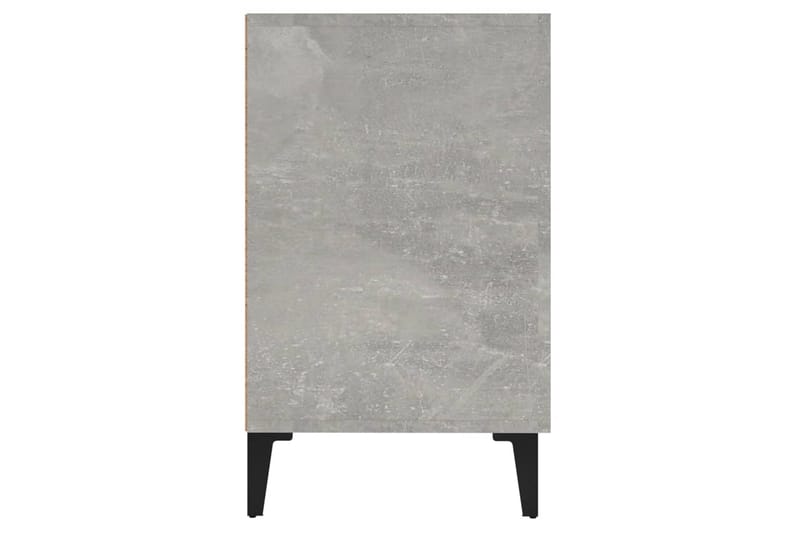 beBasic skænk 100x36x60 cm konstrueret træ betongrå - GrÃ¥ - Opbevaring - Opbevaringsmøbler - Skænke & sideboards